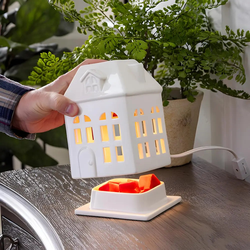 Calentador Electrico Porcelain House Canopy - Candle Warmers