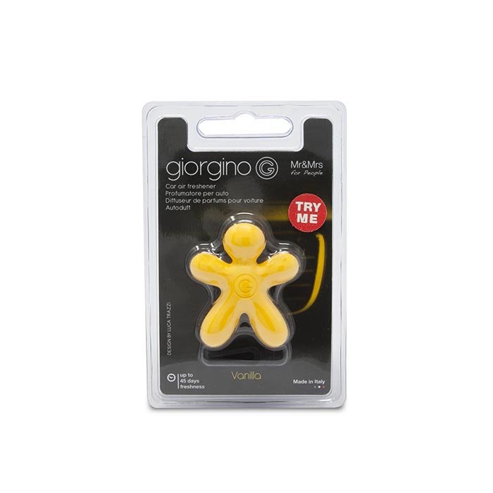Mr and Mrs Fragrance Ambientador de auto Giorgino Amarillo