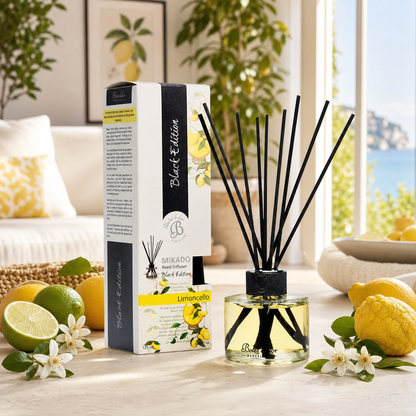 Difusor de Varillas - Mikado Black Edition - LIMONCELLO