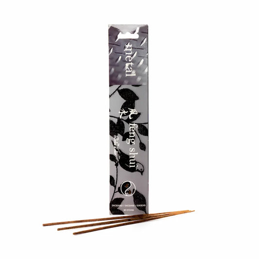 Incienso Feng Shui Metal con aroma fresco y elegante
