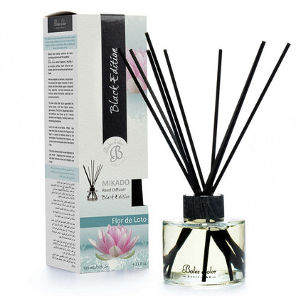 Decoaroma Boles d olor Mikado Black Edition Flor de Loto