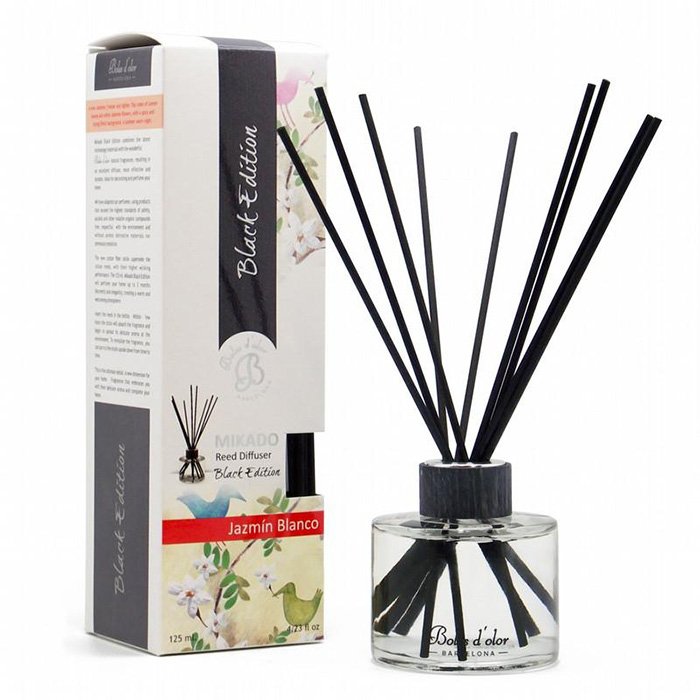 Difusor de Varillas - Mikado Black Edition - JAZMIN BLANCO