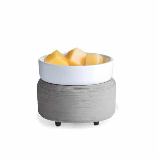 Calentador Electrico Grey Texture 2 en 1 - Candle Warmers