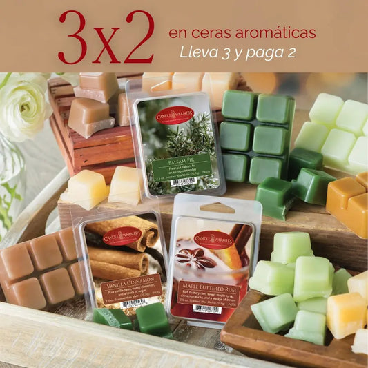 3 x 2 Ceras aromaticas Candle Warmes
