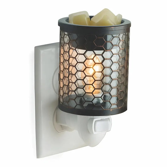 Calentador Electrico Enchufable Chicken Wire Vintage Bulb Pluggable - Candle Warmers
