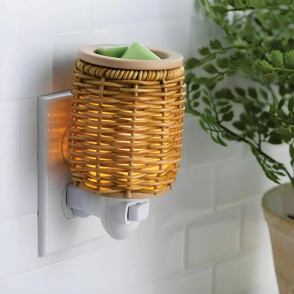 Enchufable Wicker Lantern Pluggable - Candle Warmers