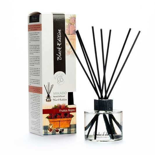Difusor de Varillas - Mikado Black Edition - FRUTOS ROJOS