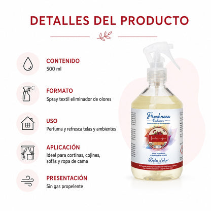 Ambientador Spray Textil Eliminador de Olores - FRUTOS ROJOS