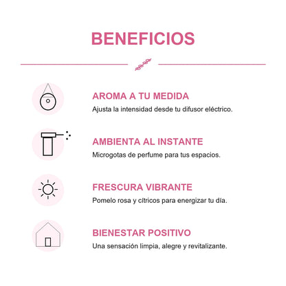 Esencia para Difusor Eléctrico - POMELO ROSA