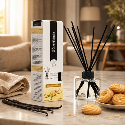 Difusor de Varillas - Mikado Black Edition - VANILLA COOKIES