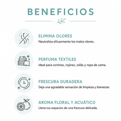 Ambientador Spray Textil Eliminador de Olores - FLOR DE LOTO