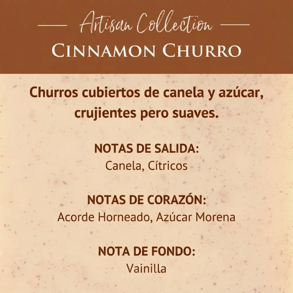 Cera Aromática Cinnamon Churo Candle Warmers